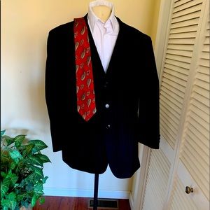 Man’s suit jacket 65 /35 polyester, wool,